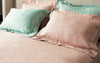 Rose Pink Matelasse quilted bedspread coverlet