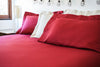Burgundy Red Bedspread / Coverlet / Blanket