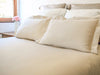 Beige modern design bedspread or coverlet set