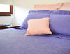 Flower Lavender Bedspread Blanket Set