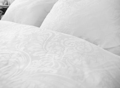 Victorian White Quilt Cover Set